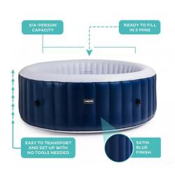COLLECT TODAY: Large 6 Person inflatable hot tub - Wave Direct / Cleve