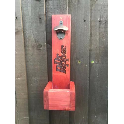 Wall mounted bottle opener Dr Pepper