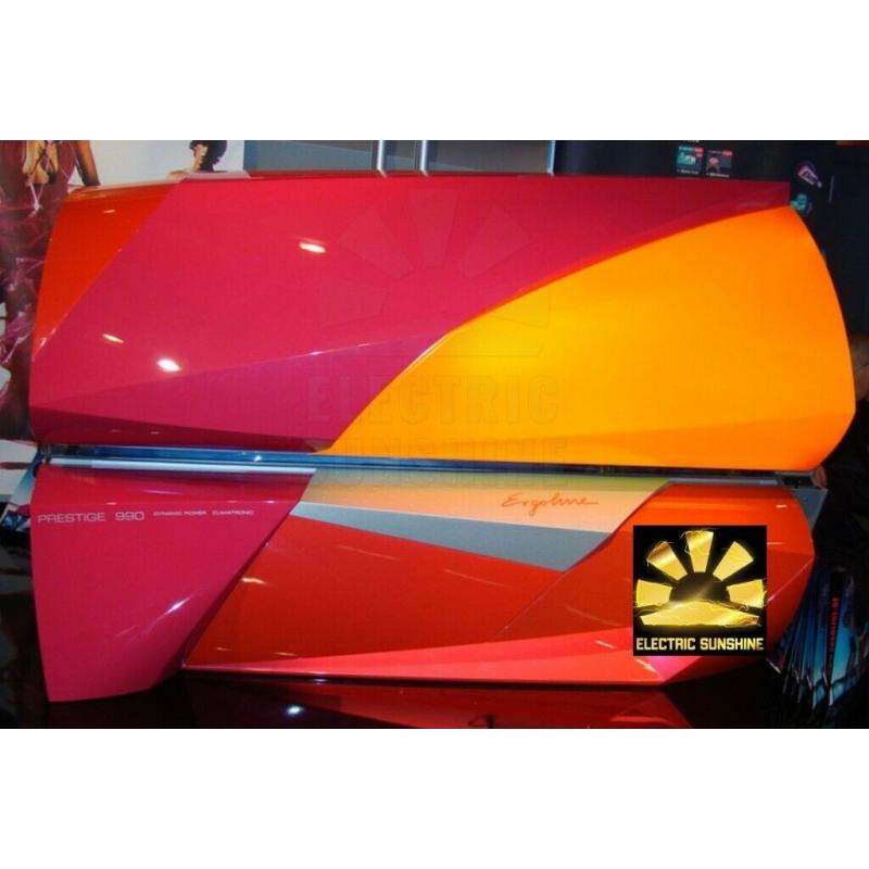 Ergoline Prestige 990 Dynamic Power sunbed (UK- stock) - INSTALATION DELIVERY TUBES
