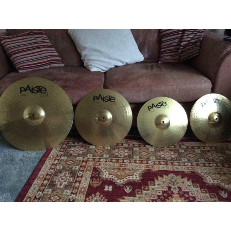 Paiste 101 cymbal set