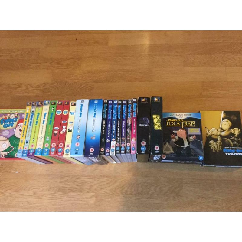 Family guy dvd collection new