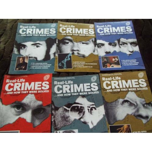 Collection 6 issues 'Real Life Crimes...How they were Solved' magazines 2002/03 (#Mag07)
