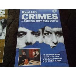 Collection 6 issues 'Real Life Crimes...How they were Solved' magazines 2002/03 (#Mag07)