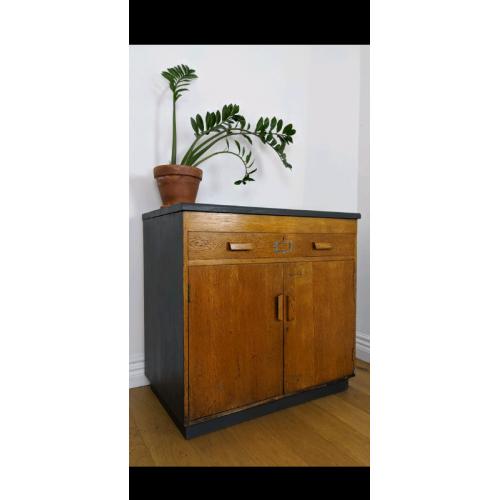 Vintage Reclaimed Lab Cupboard Mid Century