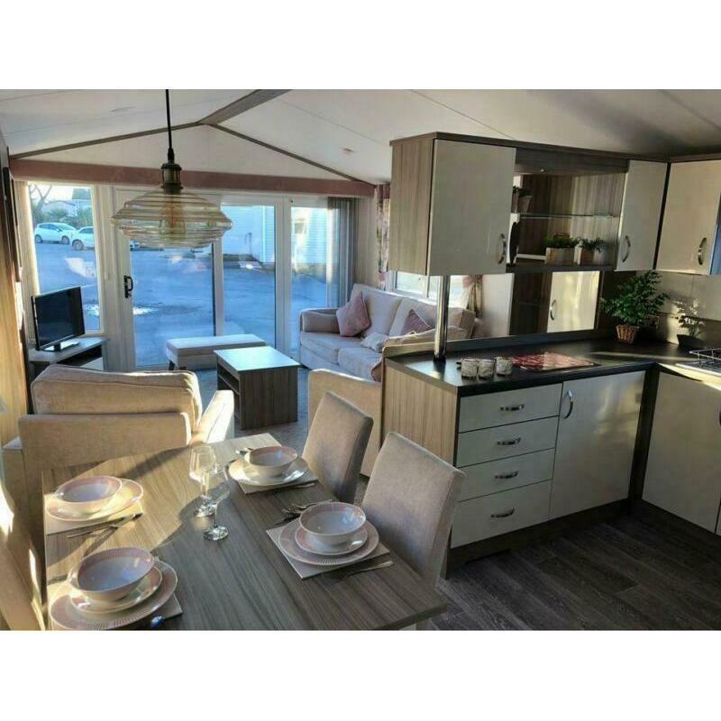 luxury 2 bedroom static caravan for sale at trecco bay / south wales