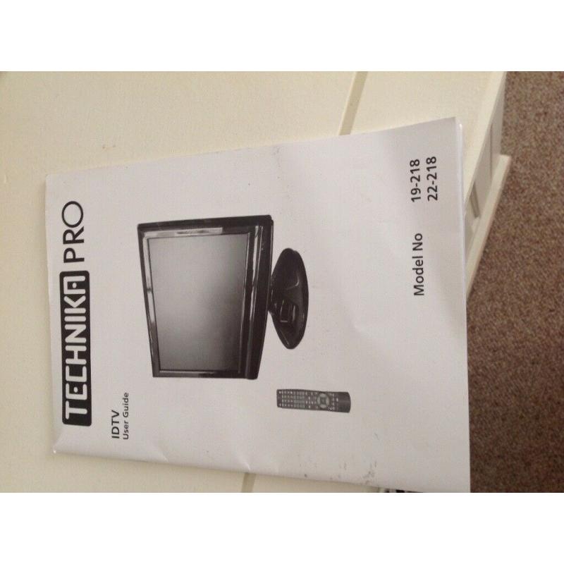 24" TV with built in DVD player