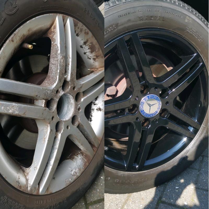 Alloy wheels Refurbishment Powder coating Audi BMW Skoda Ford