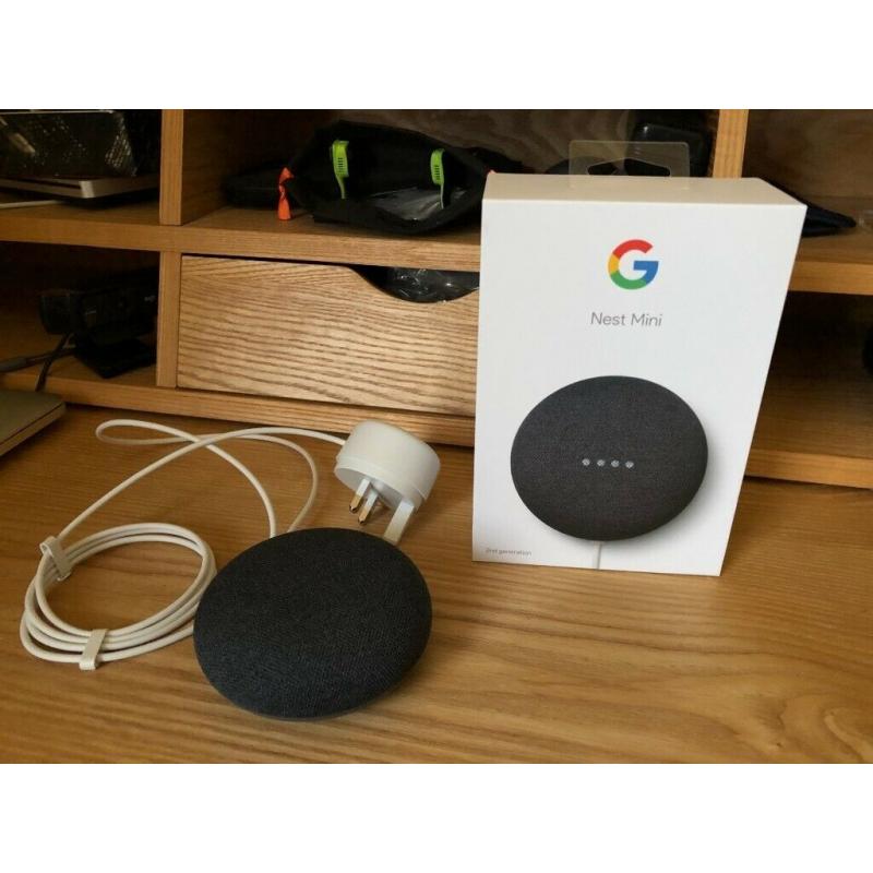 Google Nest Mini 2nd Generation smart speaker