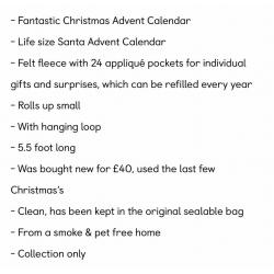 Father Christmas Advent Calender