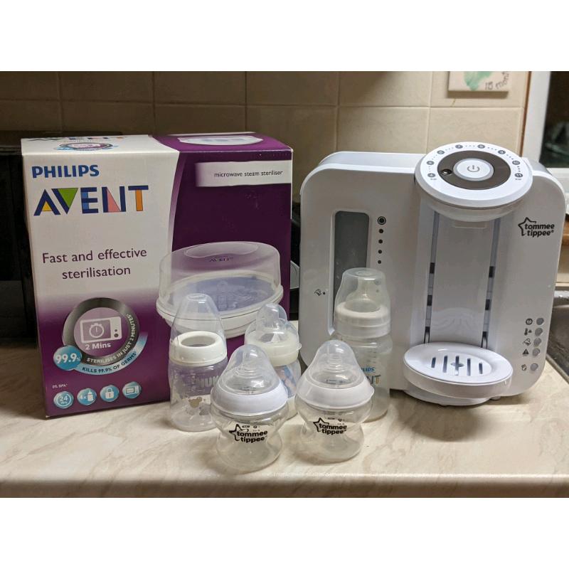 Tommee tippee prep machine and extras