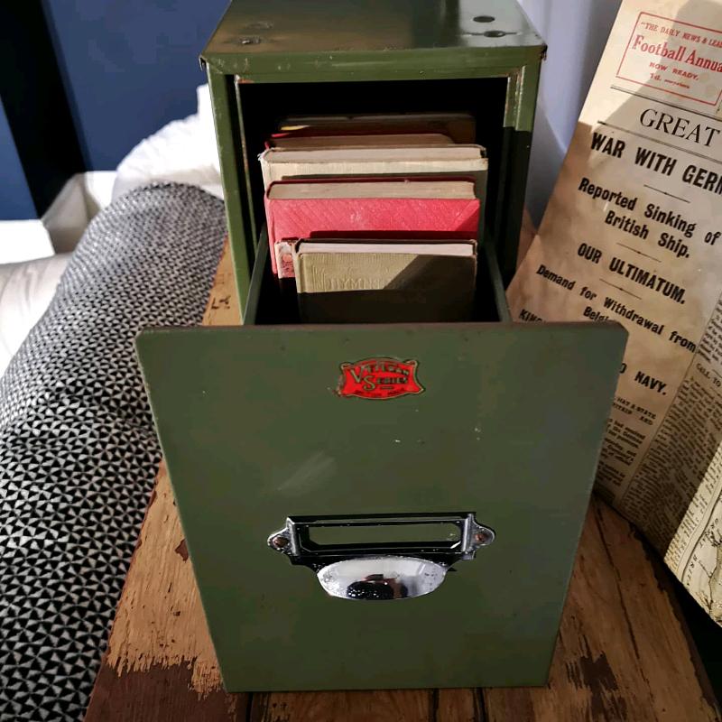 Only 10 left!! Vintage Roller Filing Drawers!! Potential projects!!