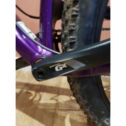 Trek stache 7. Medium frame fitted with 1120 carbon fork and rack