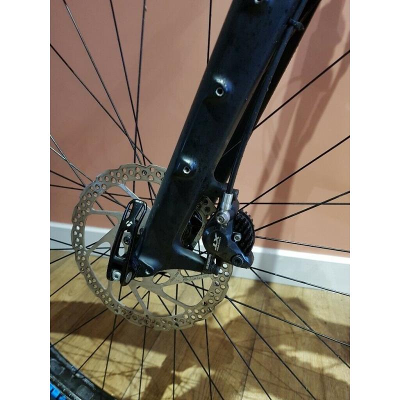 Trek stache 7. Medium frame fitted with 1120 carbon fork and rack