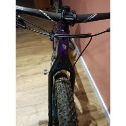 Trek stache 7. Medium frame fitted with 1120 carbon fork and rack