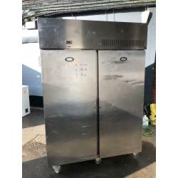 Commercial double door fridge for shop cafe restaurant takeaway pizza jsjdhsh