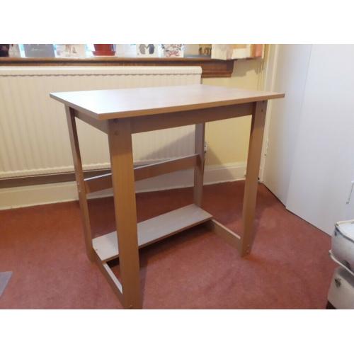 Small Desk - Beech Effect