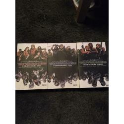 The walking dead compendiums 1-3