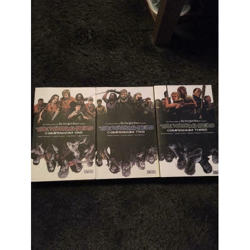 The walking dead compendiums 1-3