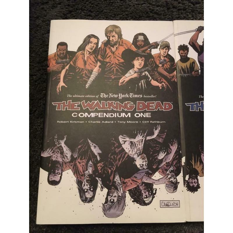 The walking dead compendiums 1-3