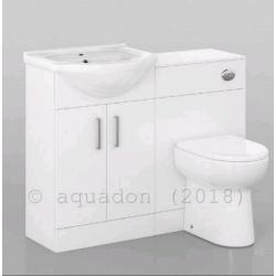 Toilet and sink combination