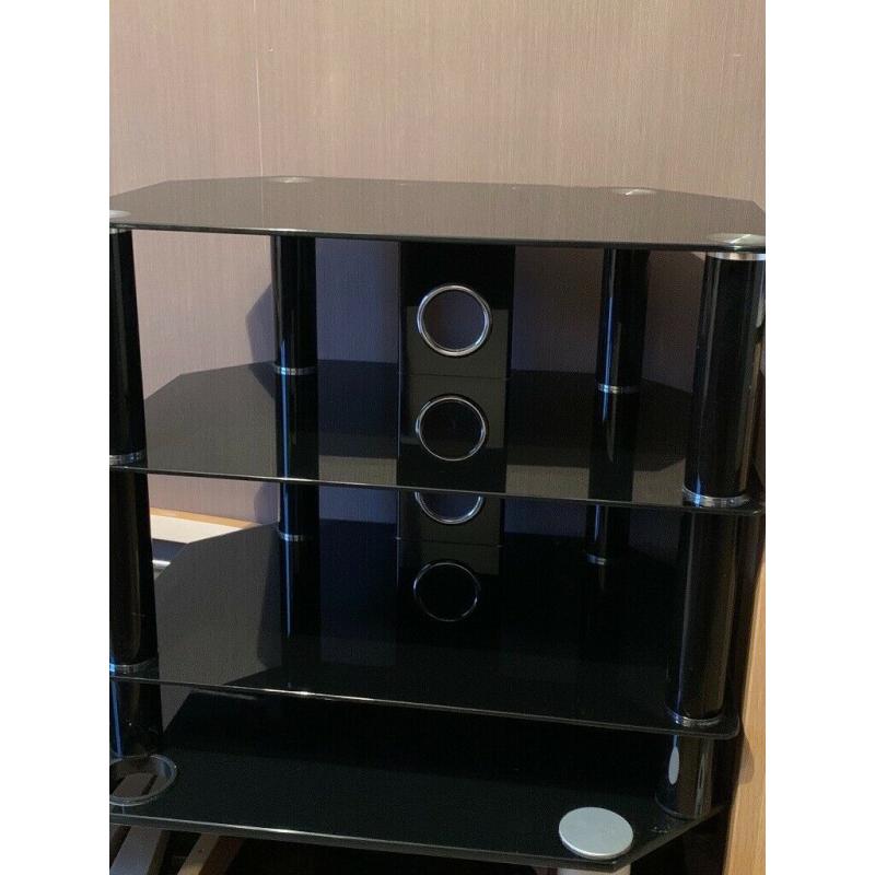 Glass tv stands