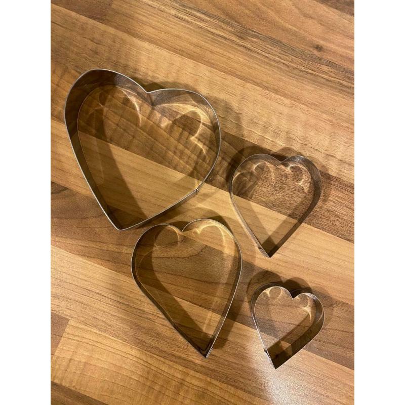 Love heart cookie cutters
