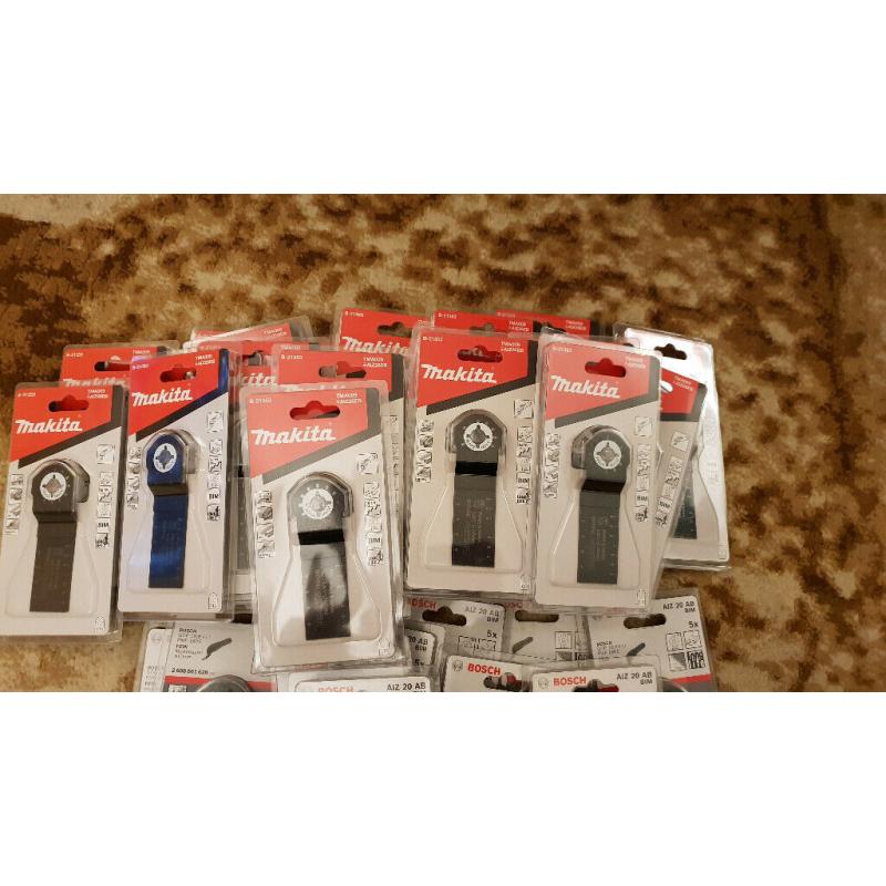 Multi tool blades,Makita,bosch,dewalt,fein......brand new