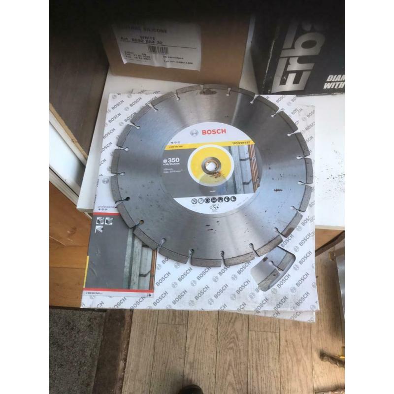 Concrete/brick diamond saw blade