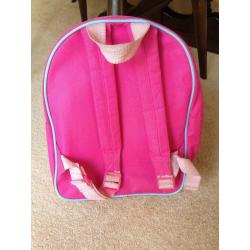 Girls Pink Disney Backpack