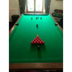8?6 x 4?6 slate bed snooker/pool table *SOLD!*