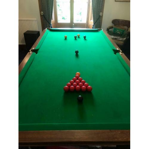 8?6 x 4?6 slate bed snooker/pool table *SOLD!*