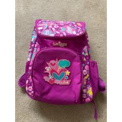 Girl?s Purple Smiggle backpack