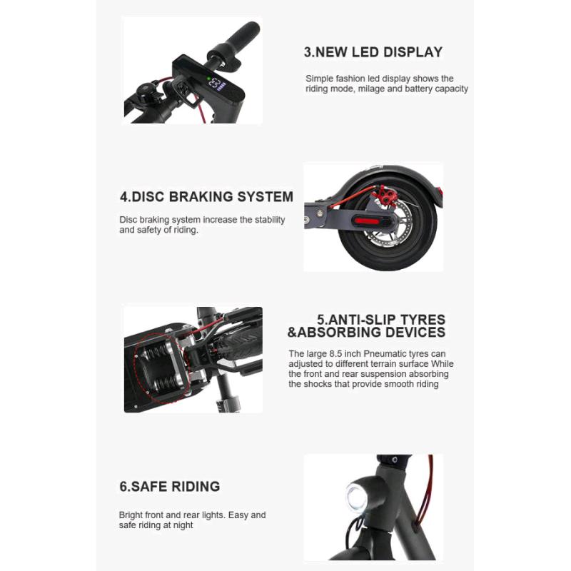 ELECTRIC SCOOTER 36V 350W E-SCOOTER WITH APP