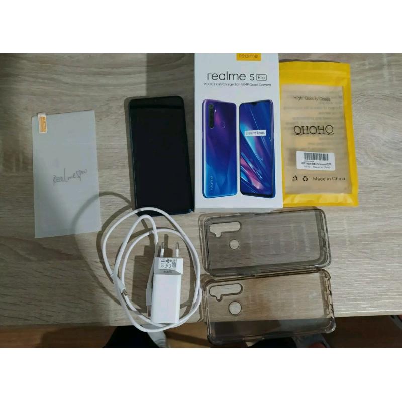 Oppo realme 5 pro with accessories