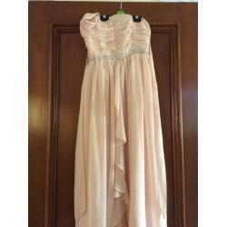 Beautiful Girls baby pink prom/bridesmaid dress 11-12 years