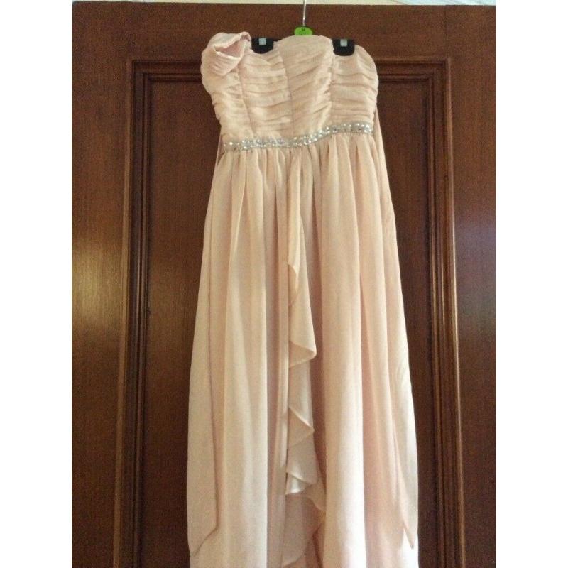 Beautiful Girls baby pink prom/bridesmaid dress 11-12 years