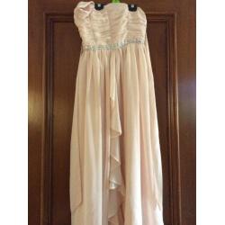 Beautiful Girls baby pink prom/bridesmaid dress 11-12 years