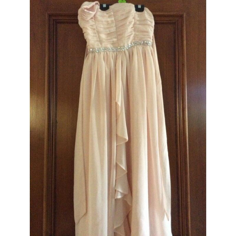 Beautiful Girls baby pink prom/bridesmaid dress 11-12 years