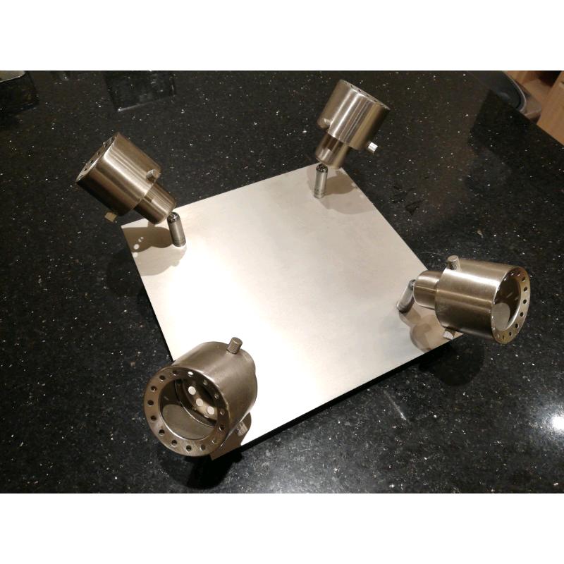 Ceiling light with 4 directional spotlights