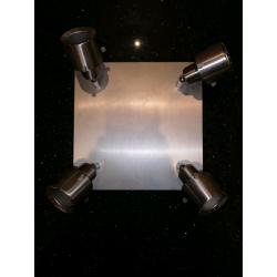 Ceiling light with 4 directional spotlights
