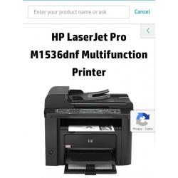 Laser printer HP 1536 dnf MFP