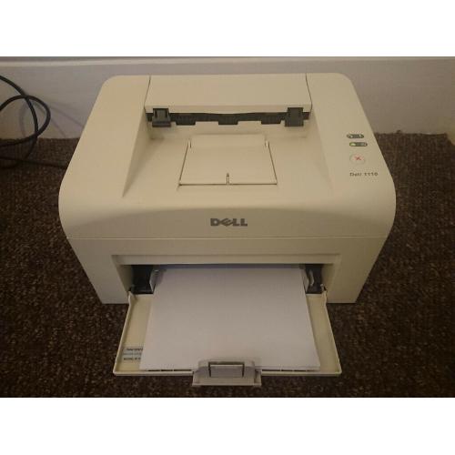 LASER PRINTER - DELL 1110 - MONO B&W - FULLY WORKING - 16PPM A4 - WORKGROUP- ILFORD, IG3