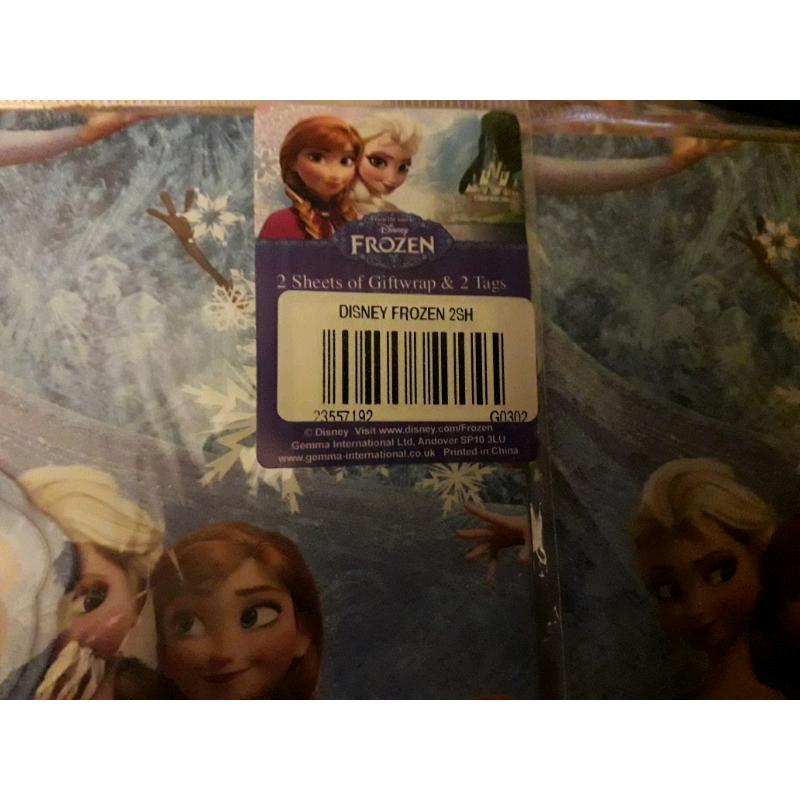 Disney frozen wrapping paper new