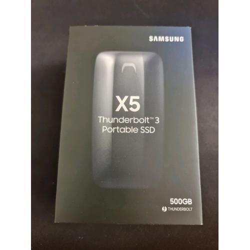 Brand new sealed Samsung X5 thunderbolt ssd 500gb