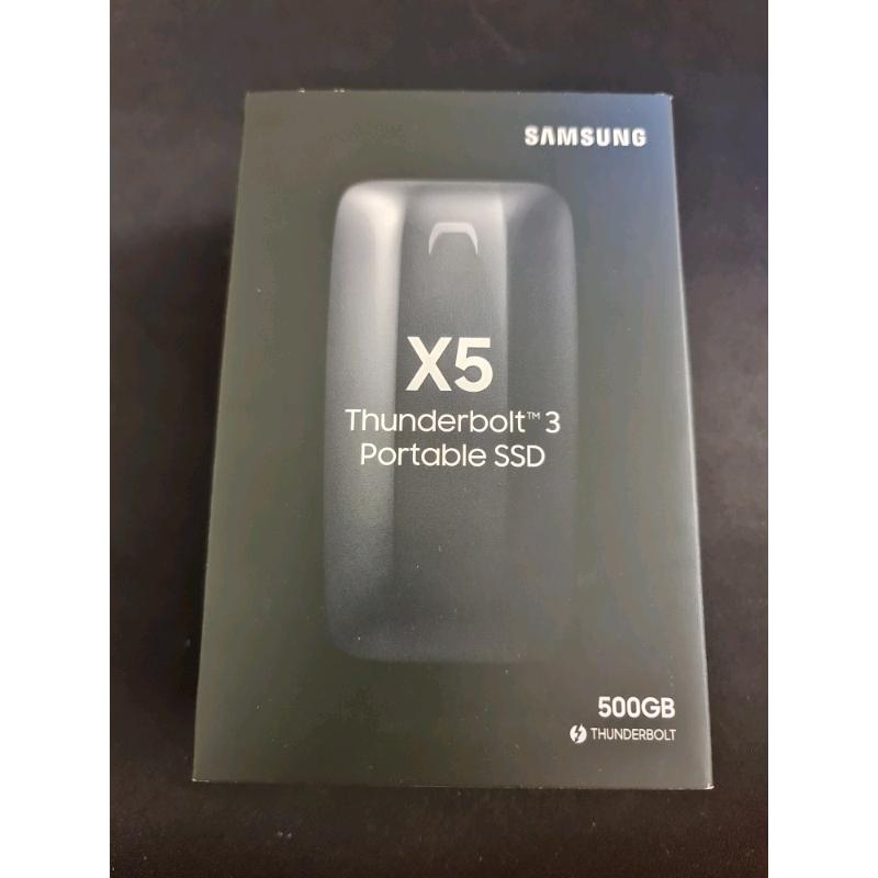 Brand new sealed Samsung X5 thunderbolt ssd 500gb