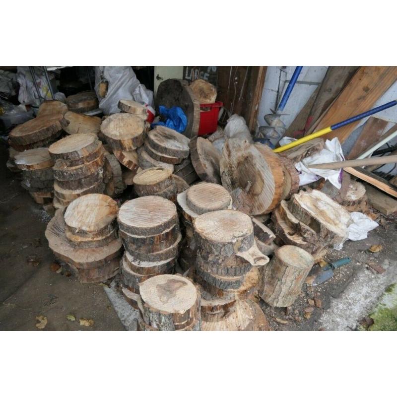Rustic Log Slices for Candle holders ,Wedding Cake Stand etc