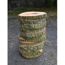 Rustic Log Slices for Candle holders ,Wedding Cake Stand etc
