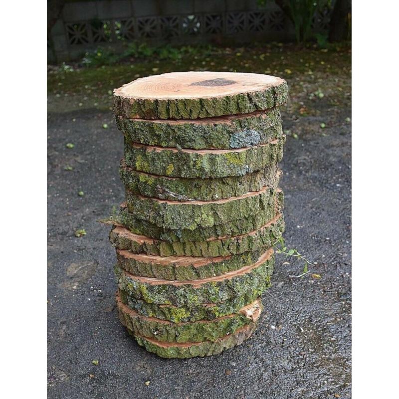 Rustic Log Slices for Candle holders ,Wedding Cake Stand etc