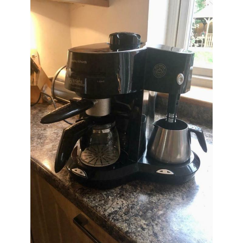 Morphy Richards Mister Cappuccino Filter Coffee Maker and Milk Frother