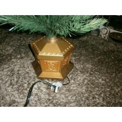 fibre optic 5ft christmas tree decoration outdoor / indoor multicolored lights